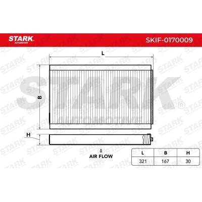 Filtr Kabinowy Stark SKIF-0170009 SKIF-0170009 - foto 3