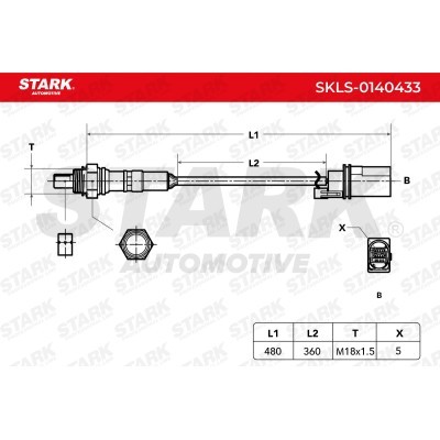 Sonda Lambda Stark SKLS-0140433 SKLS-0140433 - foto 7