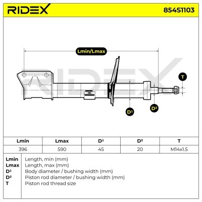 Amortyzator RIDEX 854S1103 854S1103 - foto 7