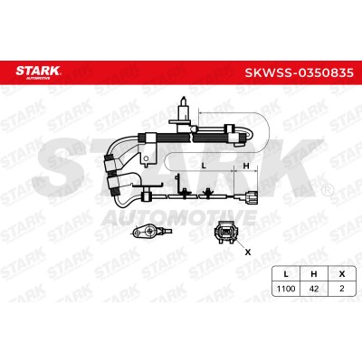 Czujnik ABS Stark SKWSS-0350835 SKWSS-0350835 - foto 6