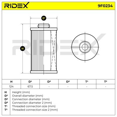 Filtr Paliwa RIDEX 9F0234 9F0234 - foto 5