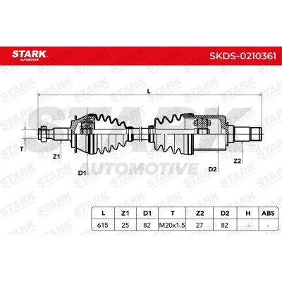 Półoś Napędowa Stark SKDS-0210361 SKDS-0210361 - foto 7