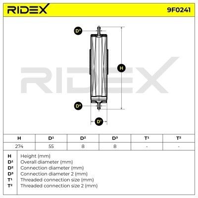 Filtr Paliwa RIDEX 9F0241 9F0241 - foto 6