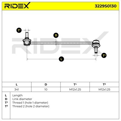 Łącznik Stabilizatora RIDEX 3229S0130 3229S0130 - foto 15
