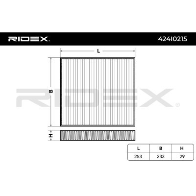 Filtr Kabinowy RIDEX 424I0215 424I0215 - foto 3