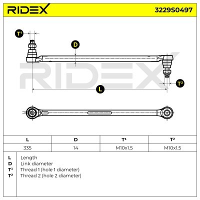 Łącznik Stabilizatora RIDEX 3229S0497 3229S0497 - foto 7