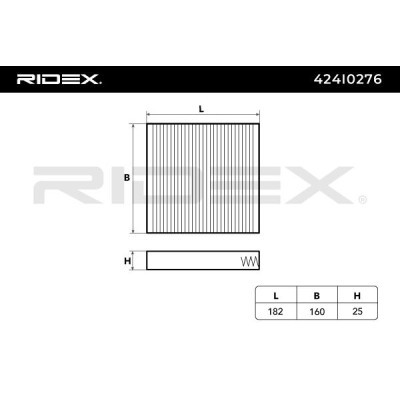 Filtr Kabinowy RIDEX 424I0276 424I0276 - foto 6