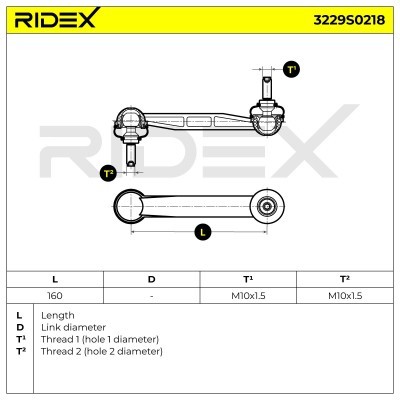 Łącznik Stabilizatora RIDEX 3229S0218 3229S0218 - foto 3