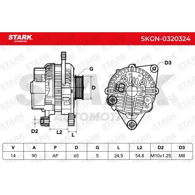 Alternator Stark SKGN-0320324 SKGN-0320324 - foto 5
