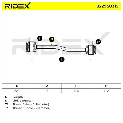 Łącznik Stabilizatora RIDEX 3229S0315 3229S0315 - foto 6