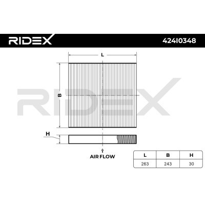 Filtr Kabinowy RIDEX 424I0348 424I0348 - foto 6