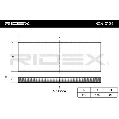 Filtr Kabinowy RIDEX 424I0124 424I0124 - foto 5