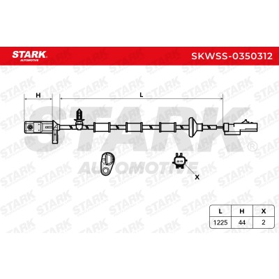 Czujnik ABS Stark SKWSS-0350312 SKWSS-0350312 - foto 6