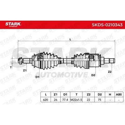 Półoś Napędowa Stark SKDS-0210343 SKDS-0210343 - foto 6