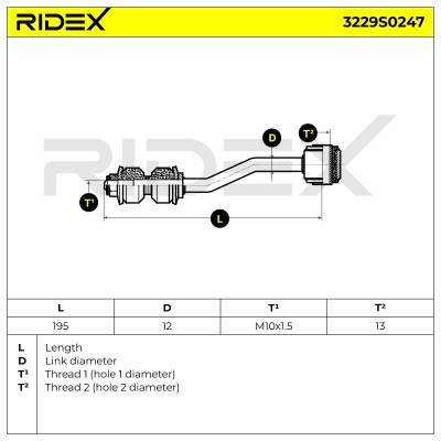 Łącznik Stabilizatora RIDEX 3229S0247 3229S0247 - foto 5