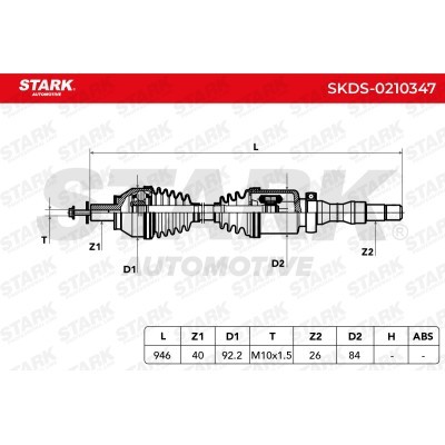 Półoś Napędowa Stark SKDS-0210347 SKDS-0210347 - foto 8