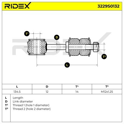 Łącznik Stabilizatora RIDEX 3229S0132 3229S0132 - foto 7