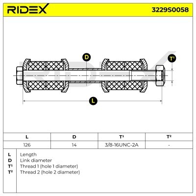 Łącznik Stabilizatora RIDEX 3229S0058 3229S0058 - foto 6