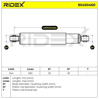 Amortyzator RIDEX 854S0460 854S0460 - foto 6