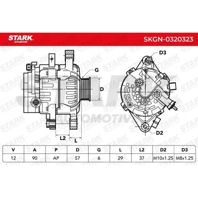 Alternator Stark SKGN-0320323 SKGN-0320323 - foto 7