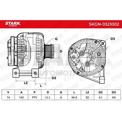 Alternator Stark SKGN-0321002 SKGN-0321002 - foto 7