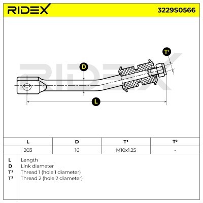 Łącznik Stabilizatora RIDEX 3229S0566 3229S0566 - foto 6