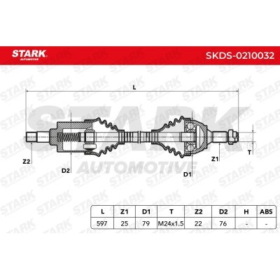 Półoś Napędowa Stark SKDS-0210032 SKDS-0210032 - foto 5