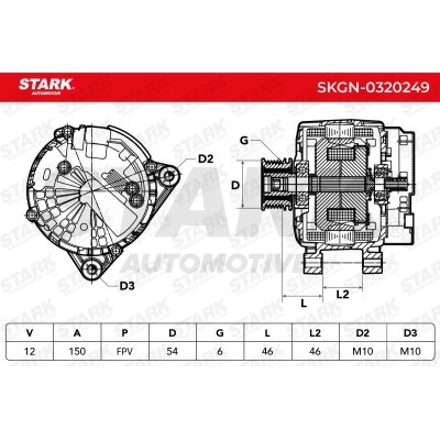 Alternator Stark SKGN-0320249 SKGN-0320249 - foto 6