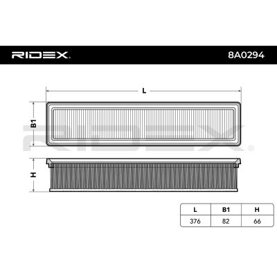 Filtr Powietrza RIDEX 8A0294 8A0294 - foto 3