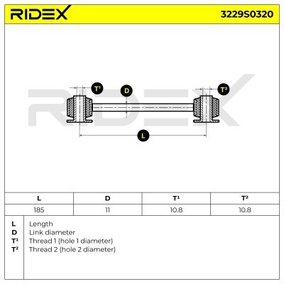 Łącznik Stabilizatora RIDEX 3229S0320 3229S0320 - foto 5