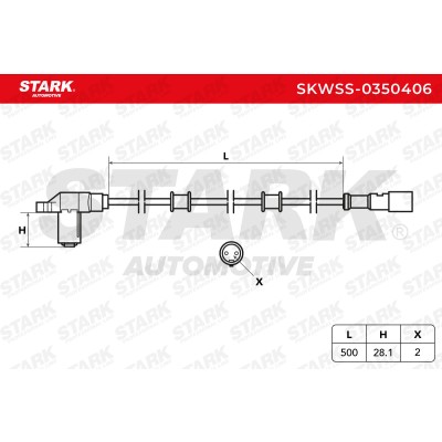 Czujnik ABS Stark SKWSS-0350406 SKWSS-0350406 - foto 6