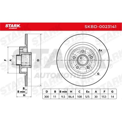 Tarcza hamulcowa Stark SKBD-0023141 SKBD-0023141 - foto 4