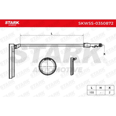 Czujnik ABS Stark SKWSS-0350872 SKWSS-0350872 - foto 5