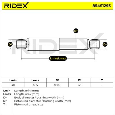 Amortyzator RIDEX 854S1293 854S1293 - foto 8