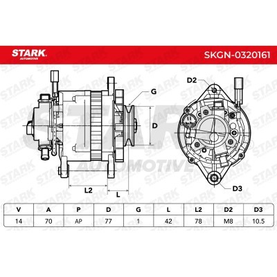 Alternator Stark SKGN-0320161 SKGN-0320161 - foto 7