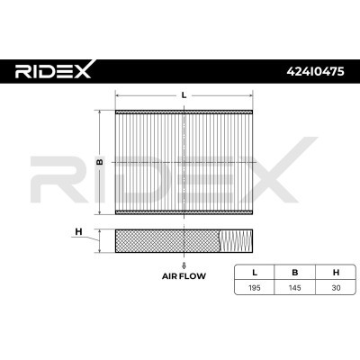 Filtr Kabinowy RIDEX 424I0475 424I0475 - foto 6