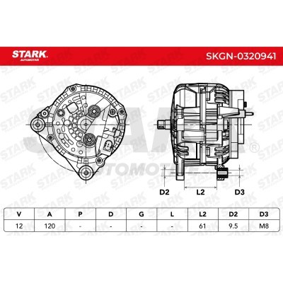 Alternator Stark SKGN-0320941 SKGN-0320941 - foto 5