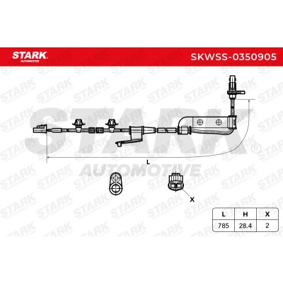 Czujnik ABS Stark SKWSS-0350905 SKWSS-0350905 - foto 6