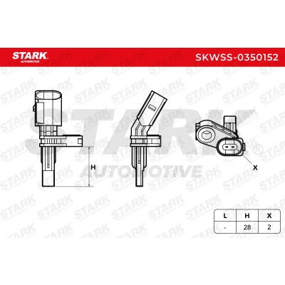 Czujnik ABS Stark SKWSS-0350152 SKWSS-0350152 - foto 5