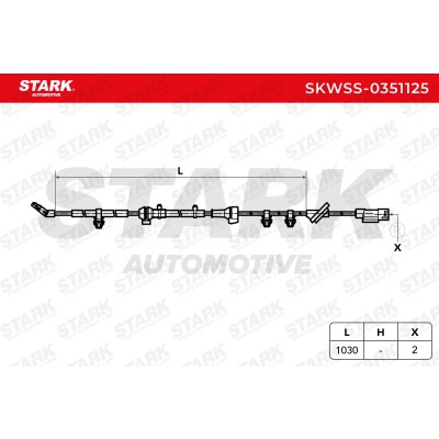 Czujnik ABS Stark SKWSS-0351125 SKWSS-0351125 - foto 5