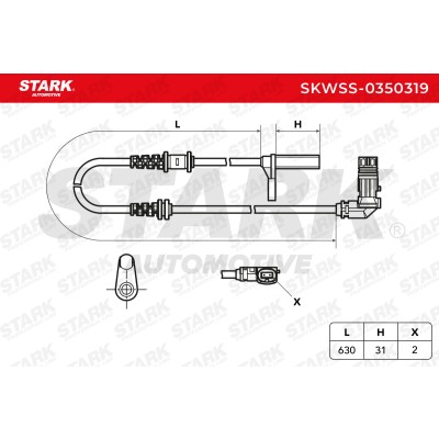 Czujnik ABS Stark SKWSS-0350319 SKWSS-0350319 - foto 6