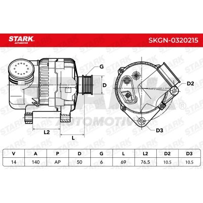 Alternator Stark SKGN-0320215 SKGN-0320215 - foto 6