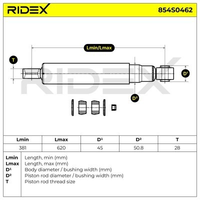 Amortyzator RIDEX 854S0462 854S0462 - foto 6