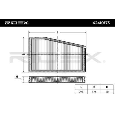 Filtr Kabinowy RIDEX 424I0173 424I0173 - foto 4