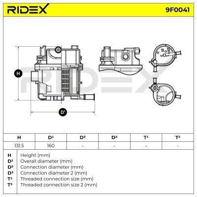 Filtr Paliwa RIDEX 9F0041 9F0041 - foto 7