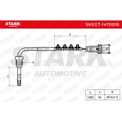 Czujnik temperatury spalin Stark SKEGT-1470016 SKEGT-1470016 - foto 5