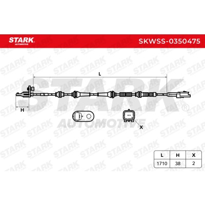 Czujnik ABS Stark SKWSS-0350475 SKWSS-0350475 - foto 6