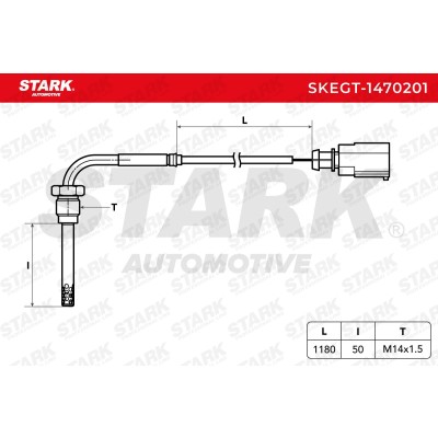 Czujnik temperatury spalin Stark SKEGT-1470201 SKEGT-1470201 - foto 6