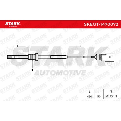 Czujnik temperatury spalin Stark SKEGT-1470072 SKEGT-1470072 - foto 6