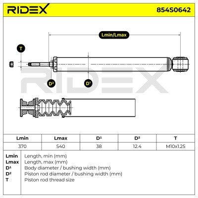 Amortyzator RIDEX 854S0642 854S0642 - foto 8